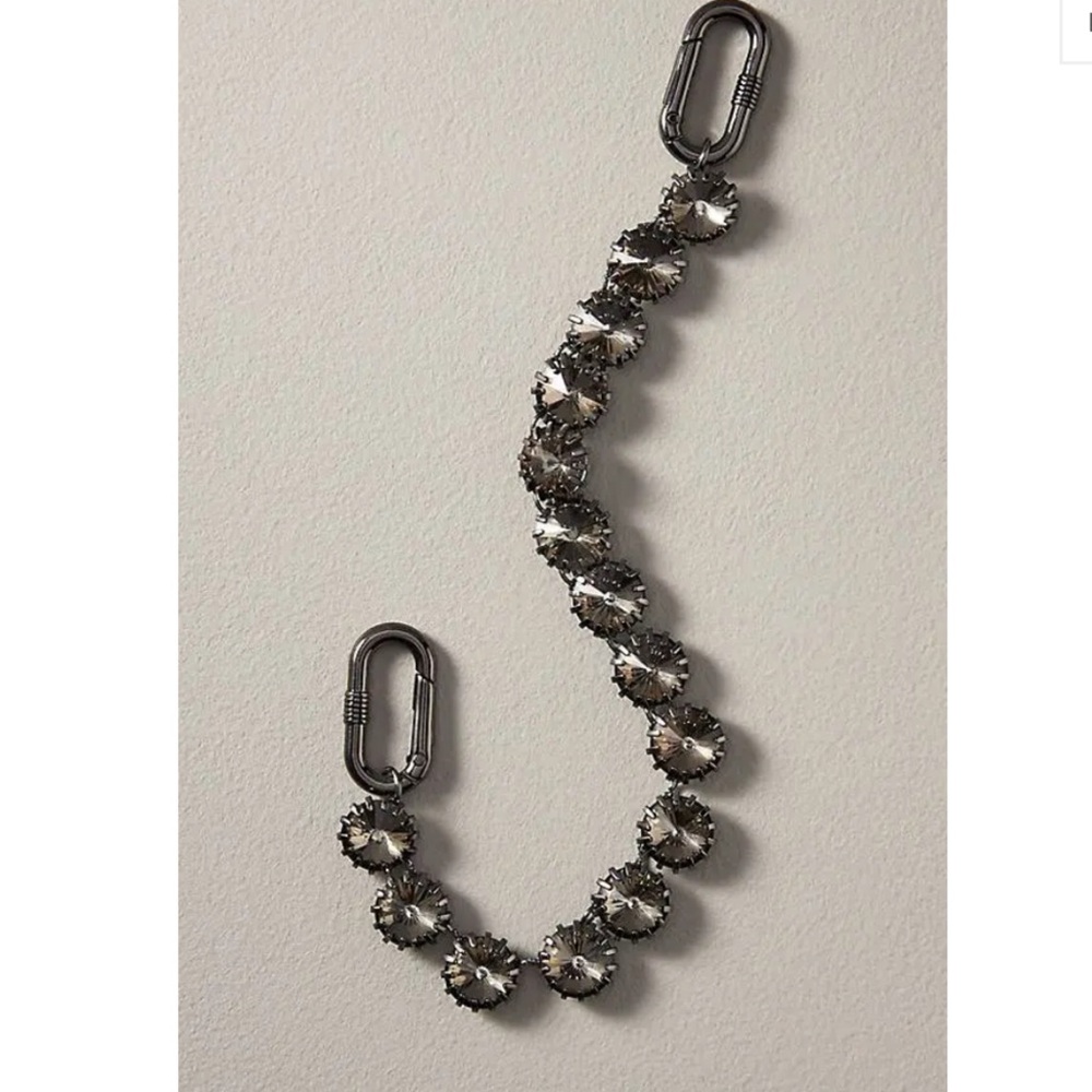 NWT  Crystal Chain Bag Charm - Picture 3 of 7